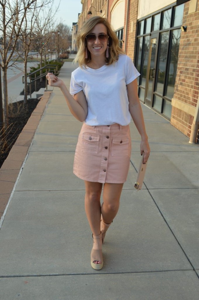 Pink Safari Skirt