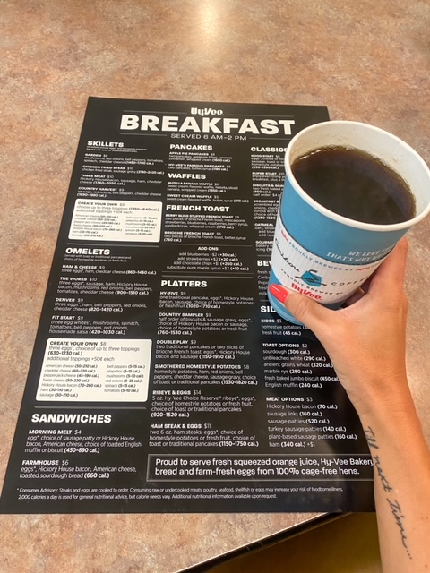 New Breakfast Menu at Hy-Vee